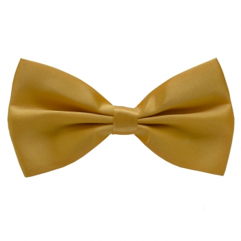 flevado Fliegen 12,5 x 7 cm Anzugfliege mit Verstellbarer Schleife und Druckverschluss Gelb-Gold