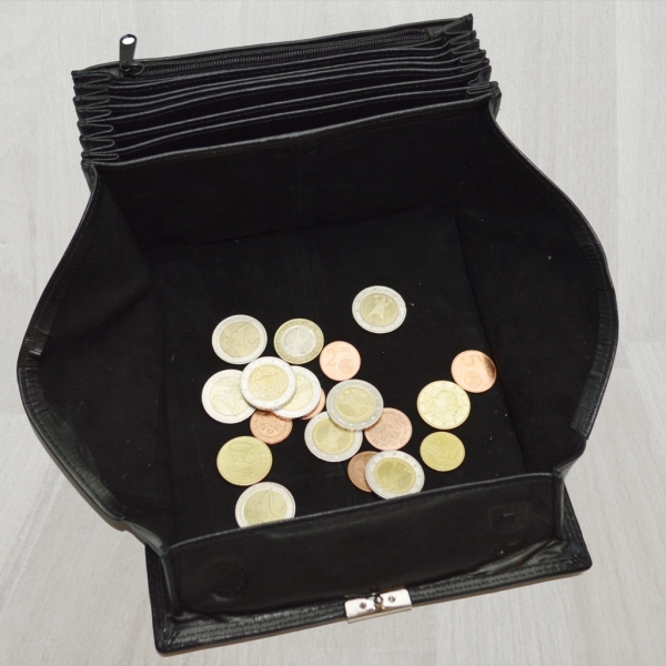 Unisex XXL Hochwertige Kellnerbörse/ Gastronomie 7 Geldscheinfächer Büffelleder Doppelnaht Hand Made - Echt Lederprodukte
