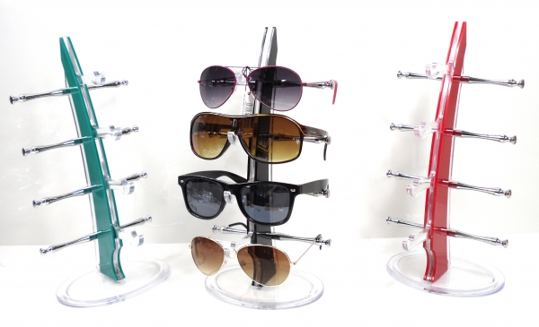 ADESUGATA 3er Set Sonnenbrillen Aufbewahrungsbox - Wandmontage Brillenständer Mit Klebeband Für Büro & Zuhause